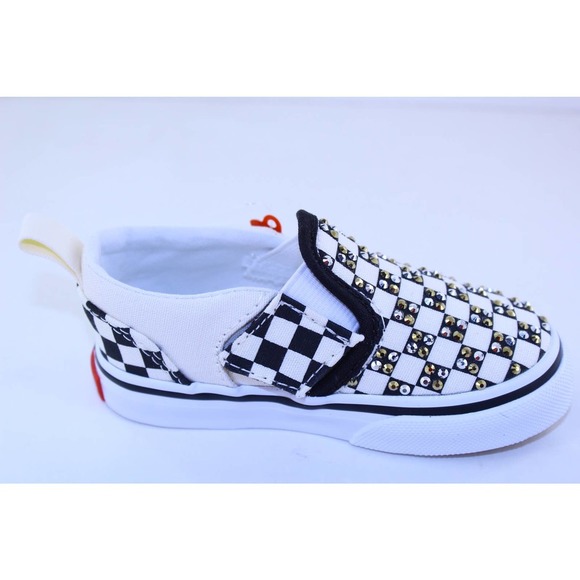 Vans Asher Slip-On Black Sneakers Toddler's Size 6 - Picture 5 of 12